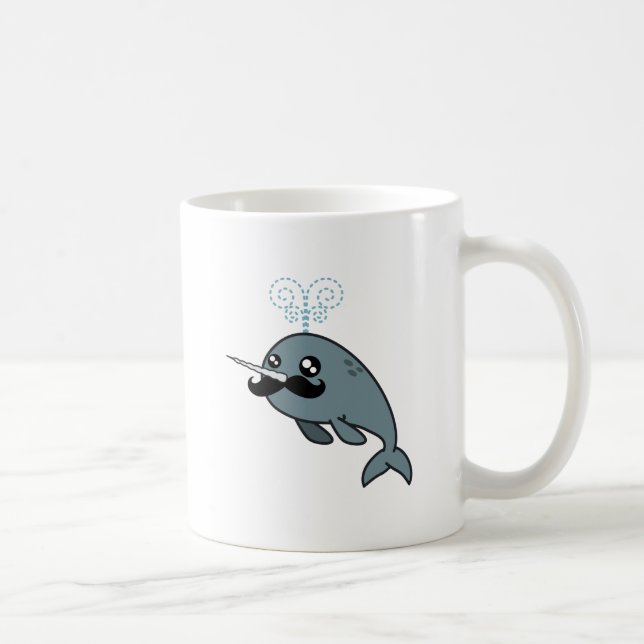 Mug Narwhalstache (Droite)