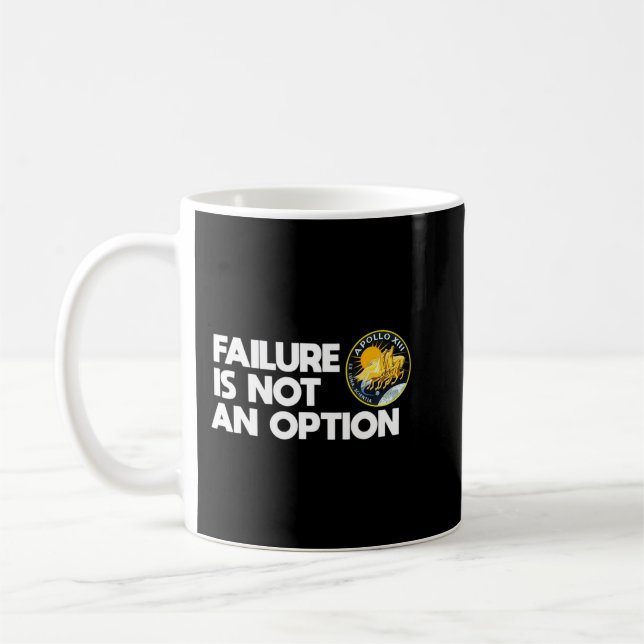 Mug Nasa Apollo 13 Défaillance N'Est Pas Une Option.pn (Gauche)