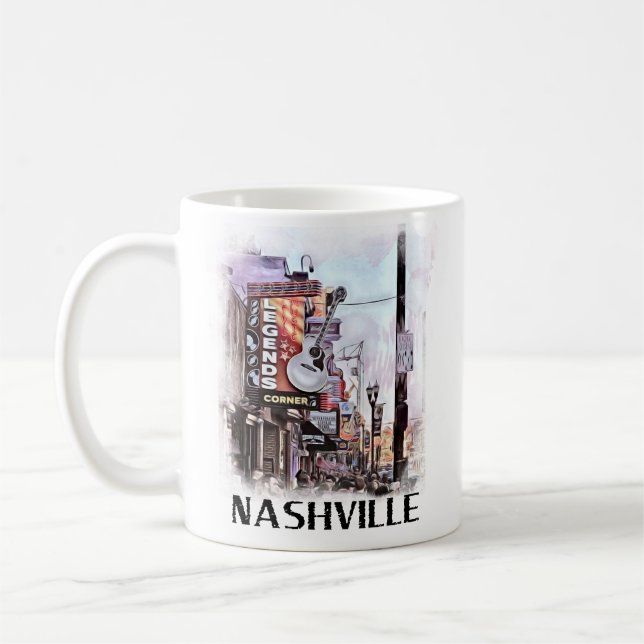 Mug Nashville Downtown sur Broadway (Gauche)