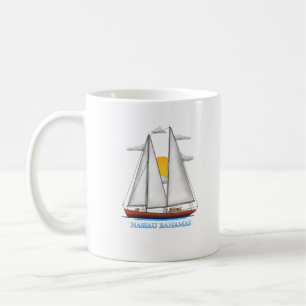 Mug Nassau Bahamas Côté Nautique Voilier Nautique