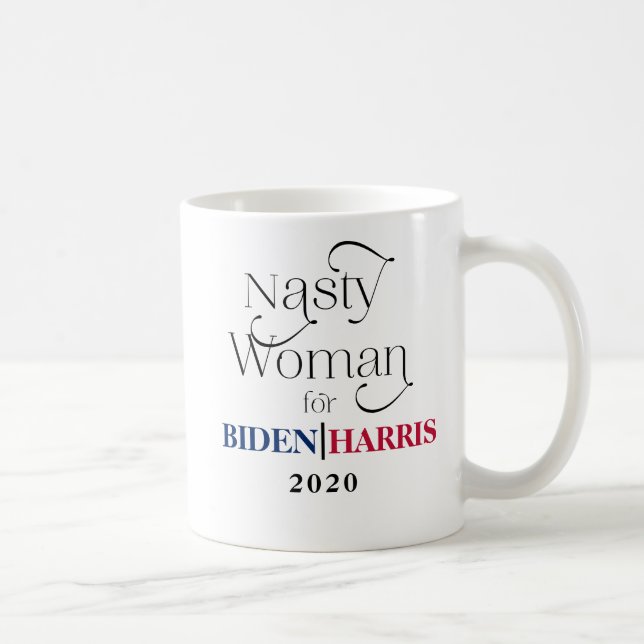 Mug Nasty Woman pour Biden-Harris 2020 (Droite)
