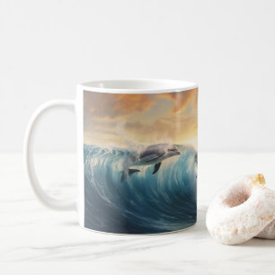 Mug Natation des dauphins