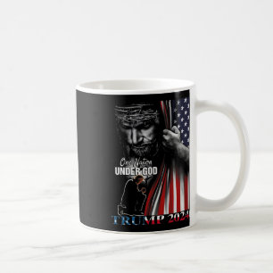 Mug Nation Under God Trump 2024 God American Flag