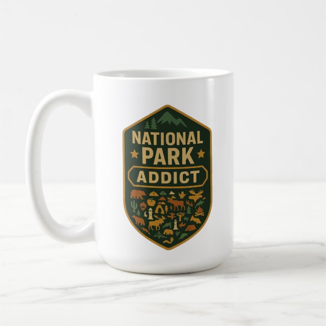 Mug National Park Addict Premium (Gauche)
