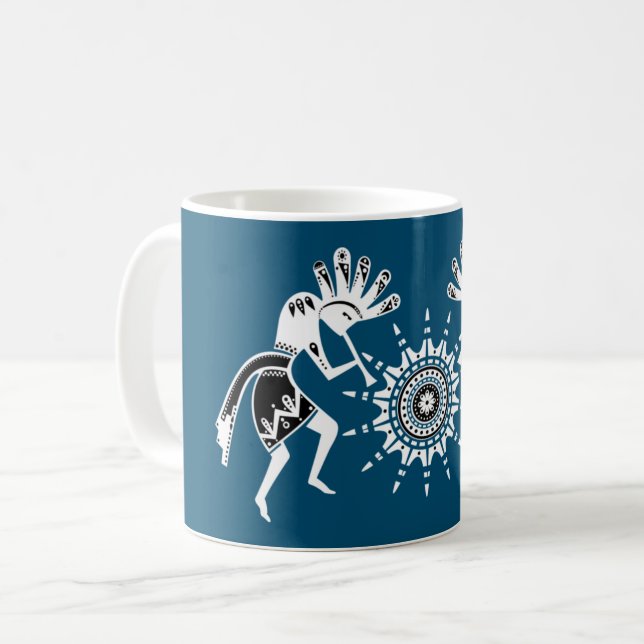 Mug Native Americans Culture - Sun Dancing Kokopelli (Devant gauche)