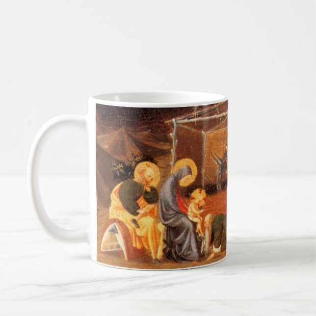 MUG NATIVITÉ CHRISTMAS PARCHMENT, ADORATION DE MAGI (Gauche)