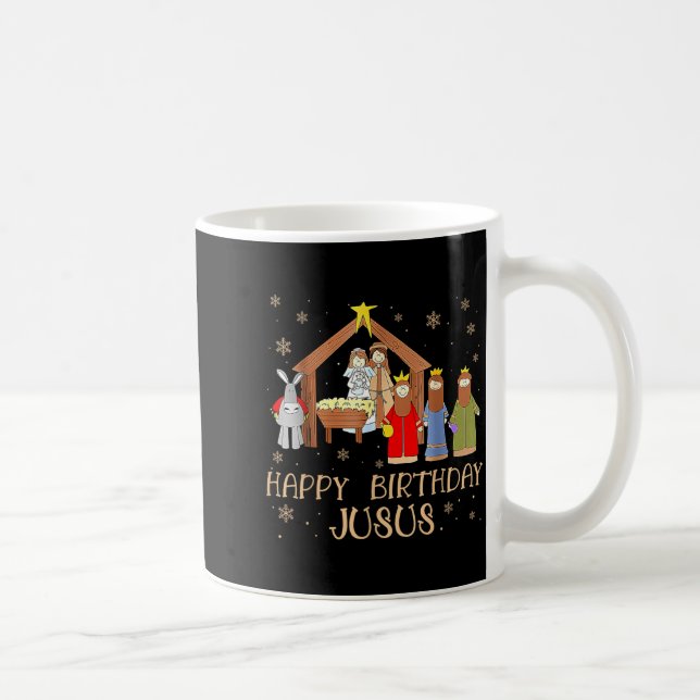 Mug Nativity Happy Birthday Jesus Christmas Nativity C (Droite)