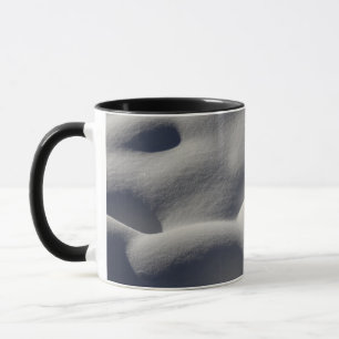 Mug Nature Abstraite des monticules de neige mousseuse