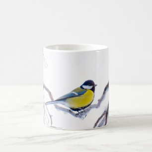 Mug Nature de Frost de neige de branches étée perché