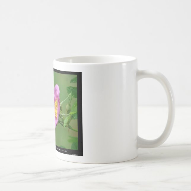 Mug Nature De L'Amour Rose Sauvage Tempête De Printemp (Droite)