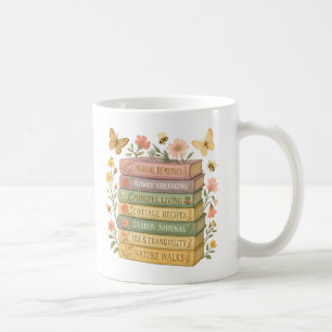 Mug Nature et livre Lover Botanique Stack
