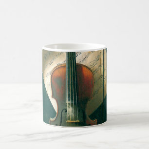 Mug Nature morte à la vieille guitare de William Micha