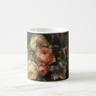 Mug Nature morte de roses et de liserons par Roosenboo