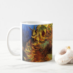 Mug Nature morte Deux tournesols coupés par Vincent va