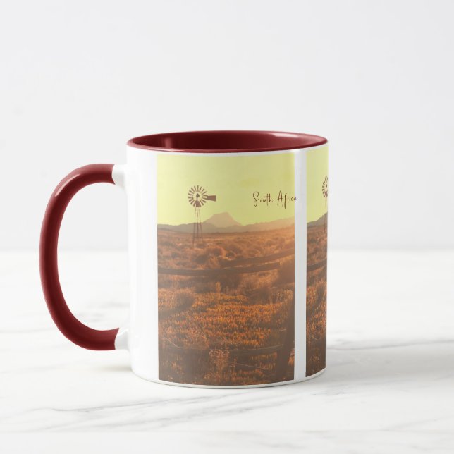 Mug Nature Mountain Afrique du Sud ZA Pompe à vent (Gauche)