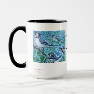 Mug Nature Oiseau Bleu Observation Art Personnaliser