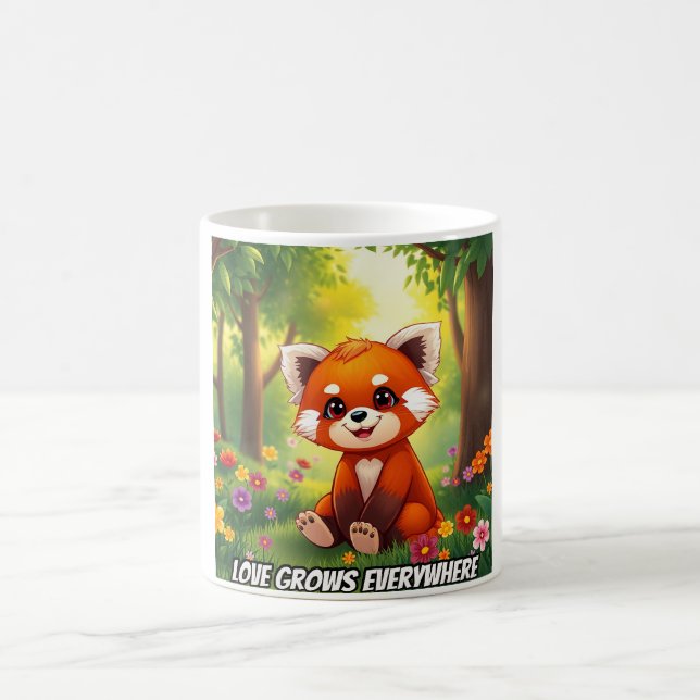 Mug Nature’s Hug in a Cute Red Panda (Centre)