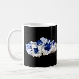 Mug naturel transparent bleu profond