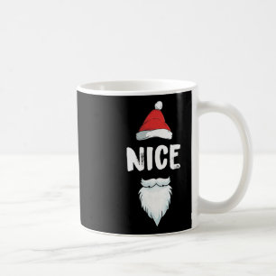 Mug Naughty Et Nice Correspondant Pajamas De Noël Pour