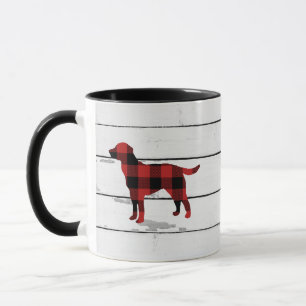 Mug Navette rustique pour chien débarqué Labrador
