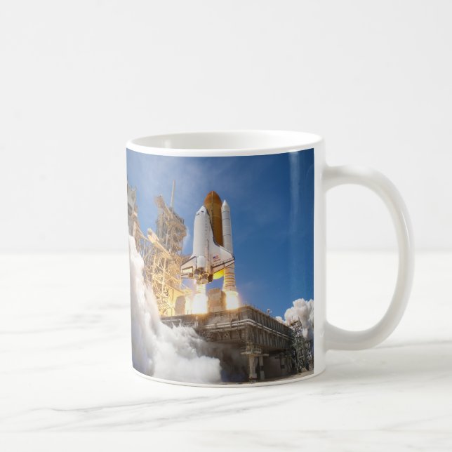 Mug Navette spatiale l'Atlantide lançant la mission (Droite)