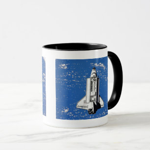 Mug Navette spatiale NASA Discovery en orbite terrestr