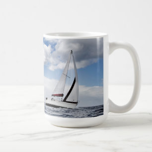 Mug Navigation de yacht en mer ouverte
