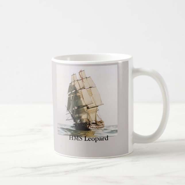 Mug Navire de guerre de léopard de voie HMP (Droite)