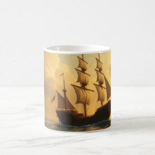 Mug Navire Doré