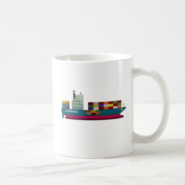 Mug Navire porte-conteneurs (Droite)