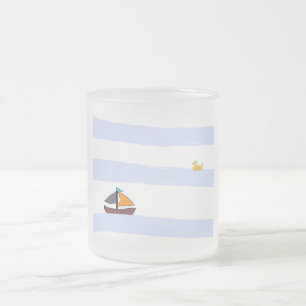 MUG NAVY MATTGLASTASSE