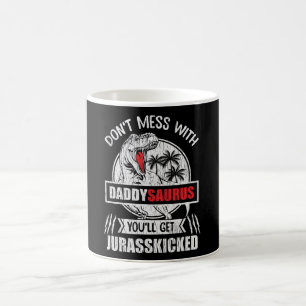 Mug N'ayez pas de mal avec papa Saurus Dinosaur père 