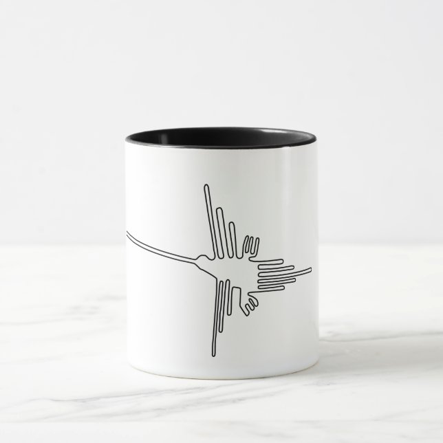 Mug Nazca Pérou oiseau ancien géoglyphe symbole mystèr (Centre)