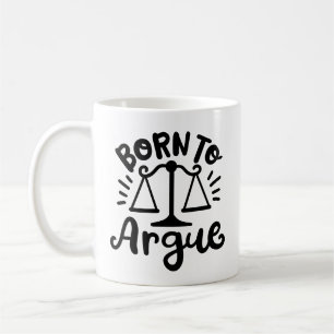 Mug "Né à Argue" Avocat étudiant en droit