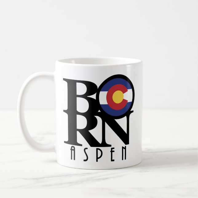 Mug NÉ Aspen Colorado 11oz (Gauche)