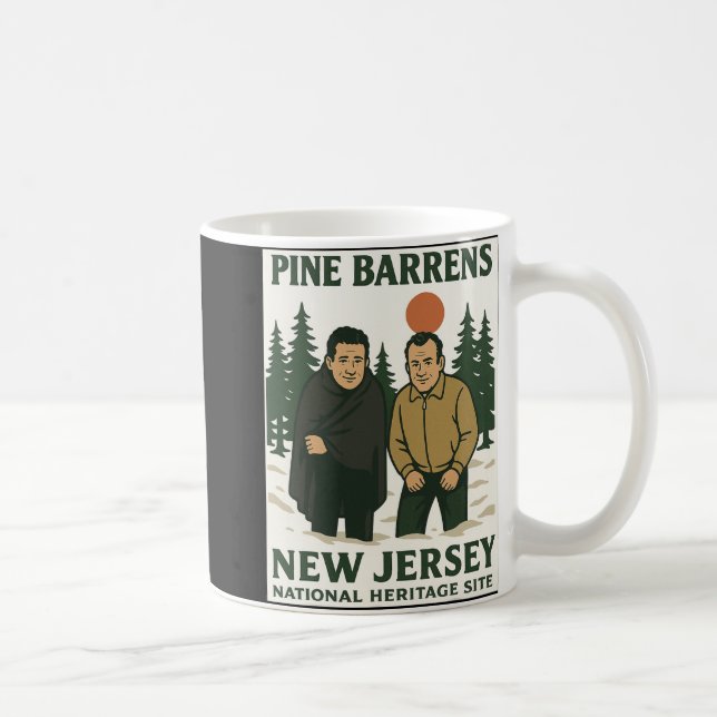 Mug Ne Barrens New Jersey Graphic Design  (Droite)