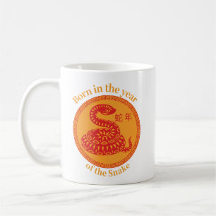 Mug Né dans l'année du serpent - Zodiaque chinois