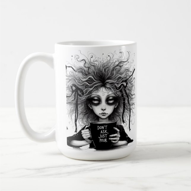 Mug Ne demande pas, juste verser (Gauche)