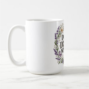 Mug Ne Dérangez Pas Ma Paix Floral Botanique De Soins