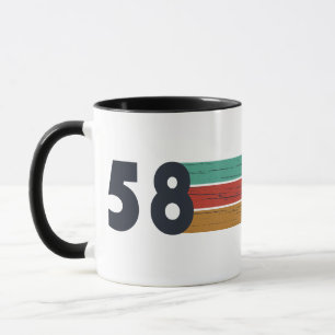 Mug né en 1958 anniversaire vintage