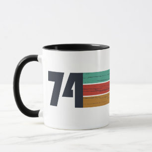 Mug né en 1974 cadeau d'anniversaire vintage
