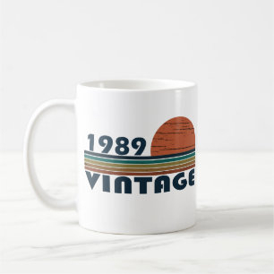 Mug Né en 1989 cadeau d'anniversaire vintage