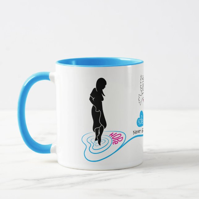Mug Ne jamais renoncer à l'espoir_ (Gauche)