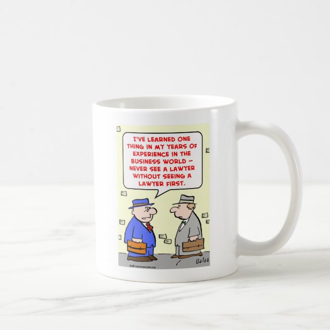 Mug ne jamais voir l'avocat (Droite)