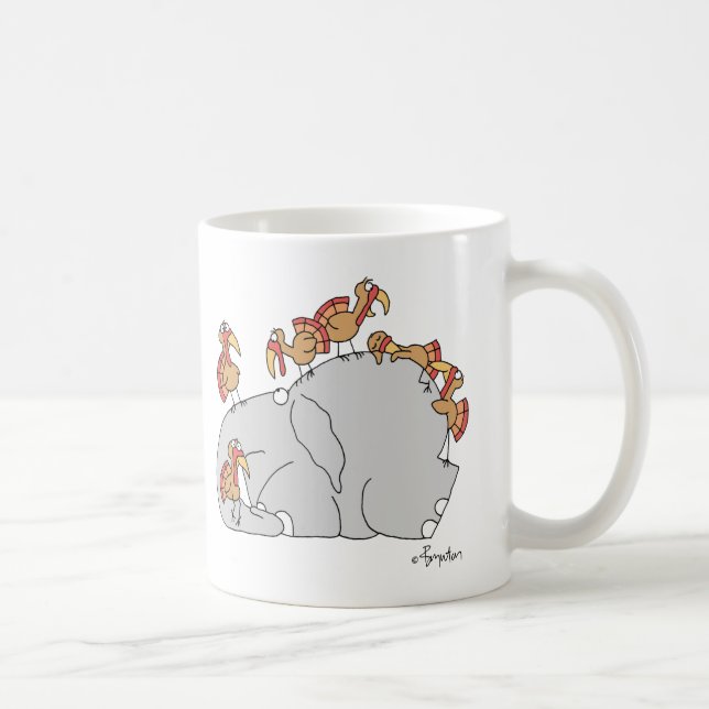 Mug Ne laissez pas les dindes vous descendre (Droite)