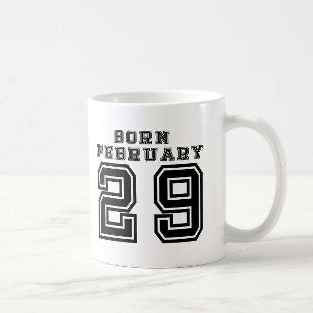 Mug Né le 29 février (Droite)