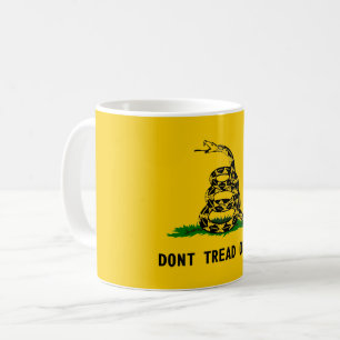 Mug ne marchez pas drapeau usa symbole serpent histoir