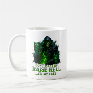 Mug Ne me faites pas déchaîner l'enfer… ou mes chats –