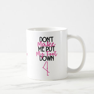 Mug Ne me forcez pas à sévir - Flamant rose drôle