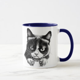 Mug Ne me parlez pas avant que j'aie mon café drôle Ch